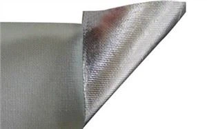 Brethyn Gwydr Aluminized